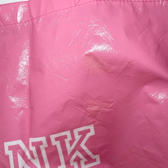 Y2K Victoria’s Secret Pink Tote Bag with Bold White Text - Picture 9 of 14